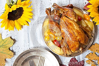 Thanksgiving dinner Stock Photo