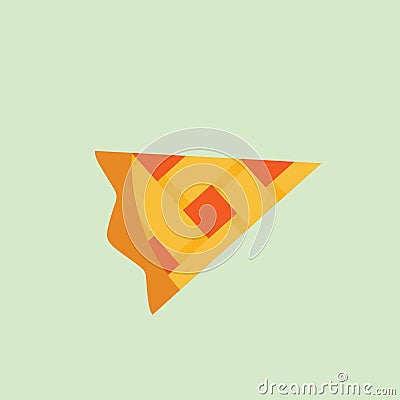 Thanksgiving element. vector illustration of homemade pies with pumpkin filling. great for bakery, pastry, confectionery menu Vector Illustration