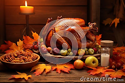 Thanksgiving gratitude concept with a thankyou Stock Photo