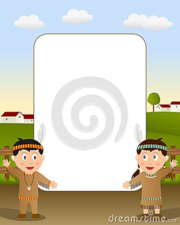 Thanksgiving Photo Frame [5] Vector Illustration