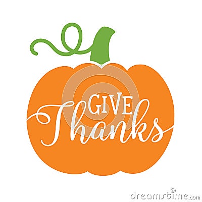 Thanksgiving Pumpkin Vector Illustration Vector Illustration