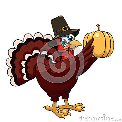 Thanksgiving turkey Vector Illustration