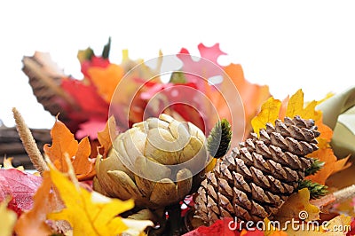 Thanksgiving wreath Stock Photo