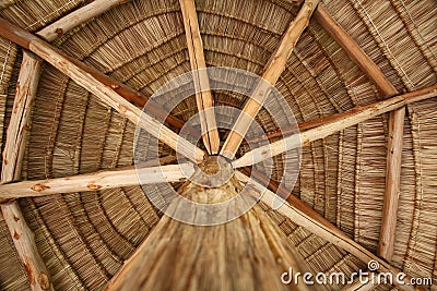 Thatch roof Stock Photo