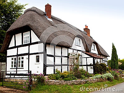 Thatched cottage Stock Photo