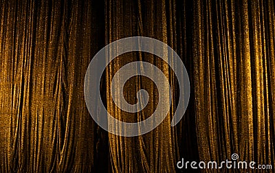 Theater curtain scene Stock Photo