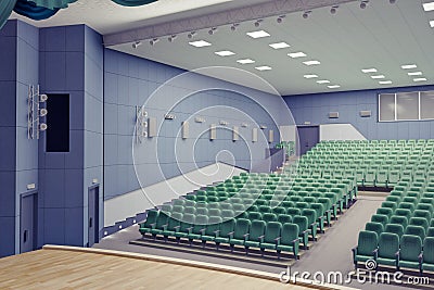 Theater Hall Stock Photo