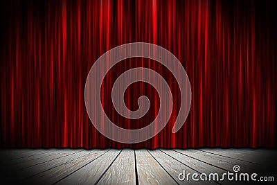 Theater stage Stock Photo