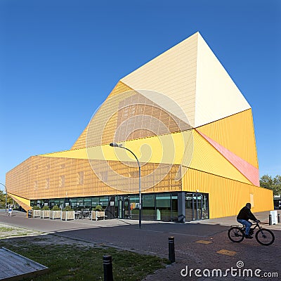 Theatre agora in centre of dutch town lelystad in province of flevoland in holland Editorial Stock Photo