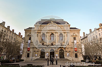 The Theatre in Lyon, France Editorial Stock Photo