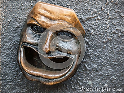 Theatre mask Stock Photo