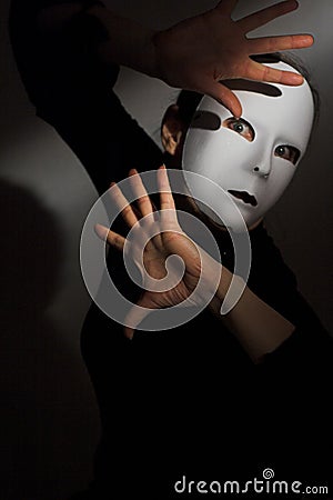 Theatre Mask Stock Photo