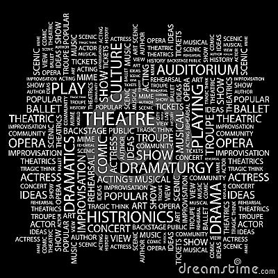 THEATRE. Vector Illustration