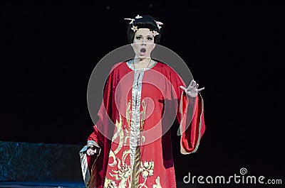 Theatrical show Vivat Chayka Editorial Stock Photo