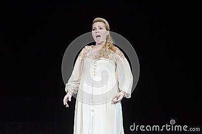 Theatrical show Vivat Chayka Editorial Stock Photo