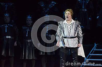 Theatrical show Vivat Chayka Editorial Stock Photo