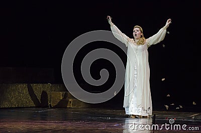 Theatrical show Vivat Chayka Editorial Stock Photo