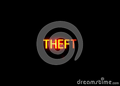 Theft Light Stock Photo