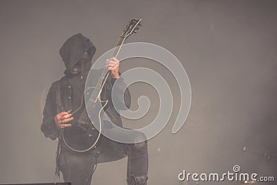 Uada band live concert in Europe Editorial Stock Photo