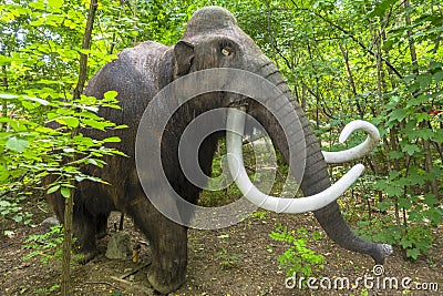 Mammoth in Zatorland Poland Editorial Stock Photo