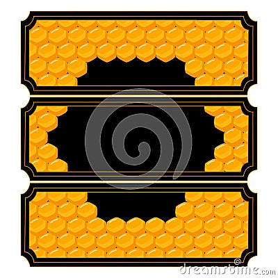 The theme honey Vector Illustration