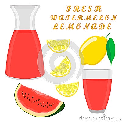 The theme lemonade Vector Illustration