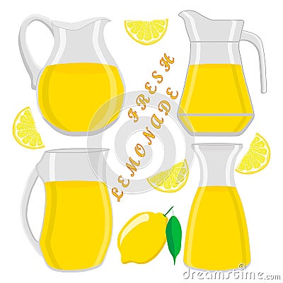 The theme lemonade Vector Illustration