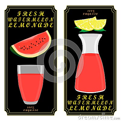 The theme lemonade Vector Illustration