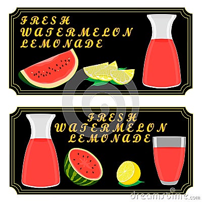 The theme lemonade Vector Illustration