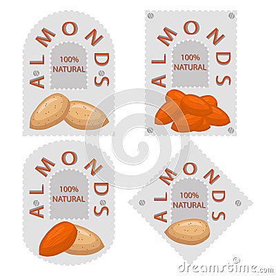 The theme nuts Vector Illustration