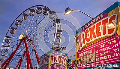 Theme Park Stock Photo