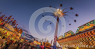 Theme Park Stock Photo