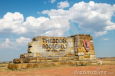 Theodore Roosevelt National Park North Dakota Editorial Stock Photo