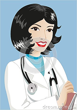 Therapist. Medicine. Vector Illustration