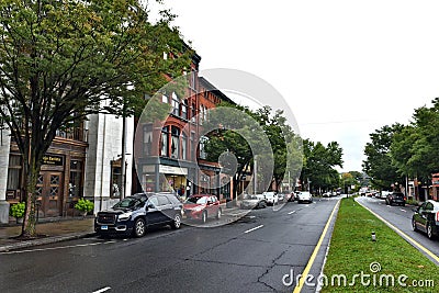 Danbury city connecticut usa architecture historical Editorial Stock Photo