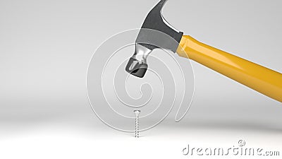 There are many ways to achieve your goals, often there is a smart way or a hard way, choose proper tools for specific problems Stock Photo