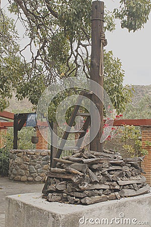 Punishment pyre of a museum in Guanajuato Stock Photo