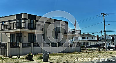 Breezy point queens home new york oceanfront Editorial Stock Photo