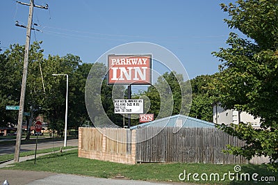 Parkway Inn, Memphis, Tennessee Editorial Stock Photo