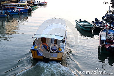 Seaside fishing village Editorial Stock Photo