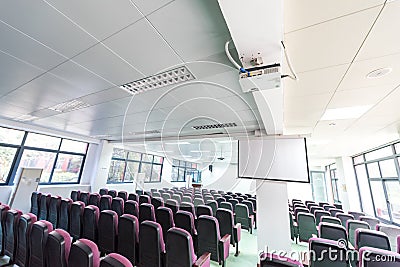 Audiovisual room 17-Theatre-large meeting room Editorial Stock Photo