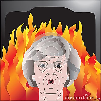 Theresa May under fire Editorial Stock Photo