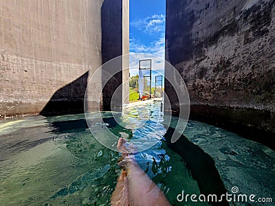 Thermal Baths on the Mornington Peninsula Stock Photo