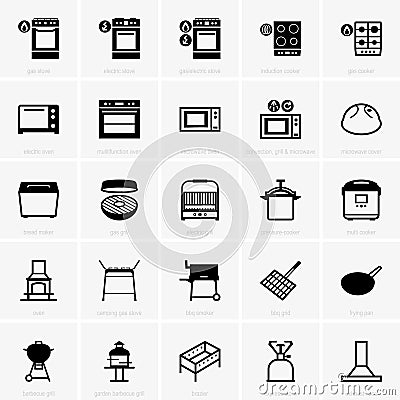 Thermal Food Processing Vector Illustration