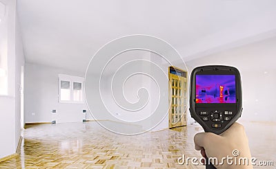 Thermal Insulation of the home Stock Photo