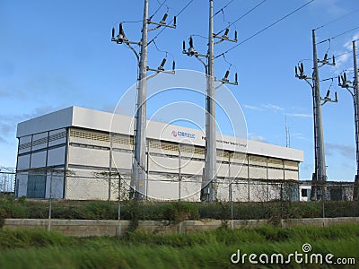 Thermoelectric plant, Electricity Editorial Stock Photo