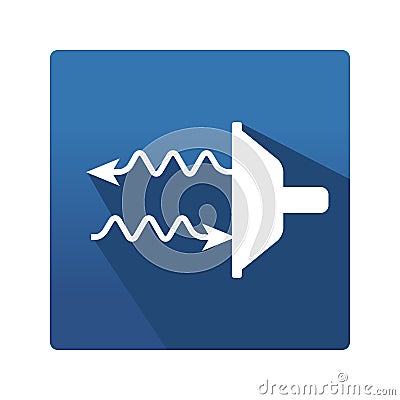 Thermography control icon Vector Illustration