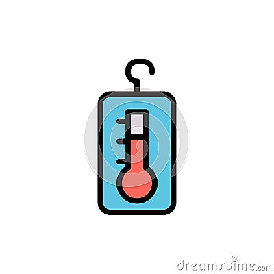 Thermometer, chemistry icon. Simple color with outline vector elements of stinks icons for ui and ux, website or mobile Stock Photo