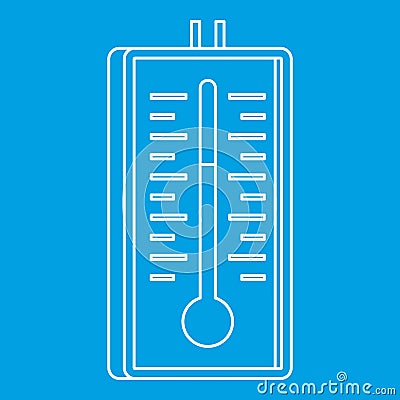 Thermometer icon, outline style Vector Illustration