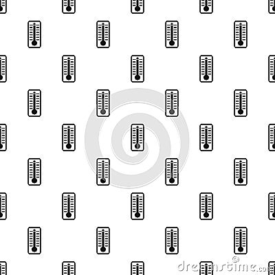 Thermometer with low temperature pattern Vector Illustration